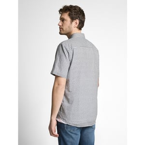 Tom Tailor Printed cotton linen shirt