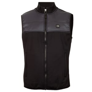Men's Calvin Klein Golf G Cb Hyd Gilet in Black