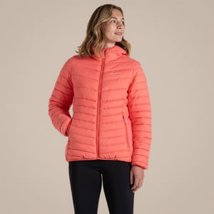 Women's Craghoppers Viii Jacket Puffer Jacket in Deep Coral