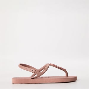 Women's Havaianas Hav. Twist Plus Black Black 33 34 Flip Flops Womens in Crocus Rose