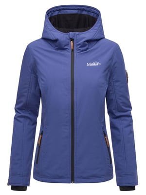 Marikoo dames overgangsjas lichtgewicht water- en windafstotend met capuchon blue violet
