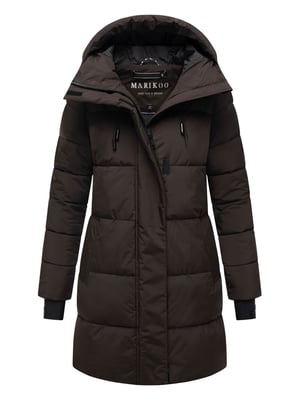 Marikoo dames winterjas met capuchon & fleecevoering – Kaituu