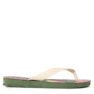 Women's Havaianas Graphic Print Thong Toe Flip Flops in Multi