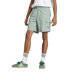 Men's adidas Originals Ess Wvn Shorts in Silver Green