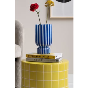 Leitmotiv bijzettafel retro tiles low - 42x42x34 cm