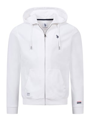 U.S. Polo Assn. heren sweatjack met capuchon van 100% katoen