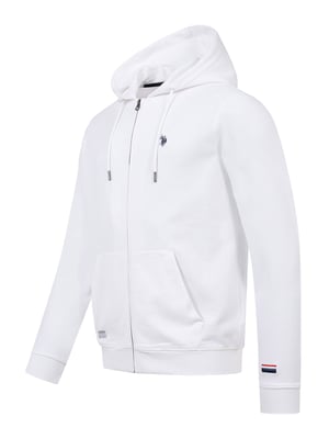 U.S. Polo Assn. heren sweatjack met capuchon van 100% katoen