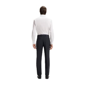 Men's Boss H Genius Mm C Straight Leg Trousers in Dark Blue