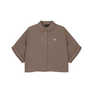 Alix The Label Oversized crinkle blouse