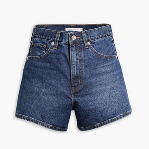 Women's Levis Hw Mom Shorts in Cool Plcs To Go