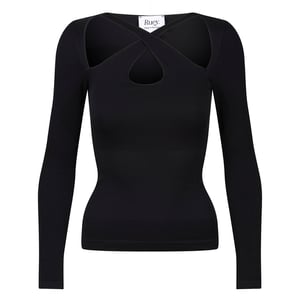 Ladies Essentials Cross Over T Shirt Sculpting Recycled Stretch Fit