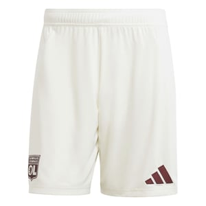 Men's adidas Olympique Lyon Third Shorts 2025 2026 Adults in Ivory/Ivory