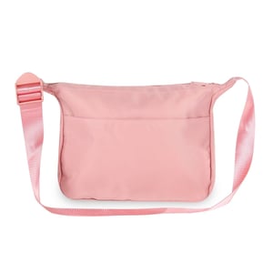 Accessories Spiral Cali Cross Body Bag with Yellow Orange Hardware in Pink