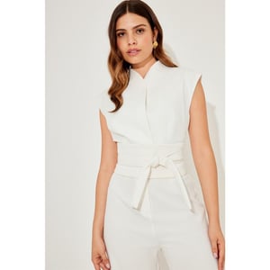 Women's Odd Muse Mus Jumpsuit Ld99 in White
