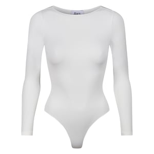Ladies Essentials Long Sleeve Bodysuit Sculpting Recycled Stretch Fit