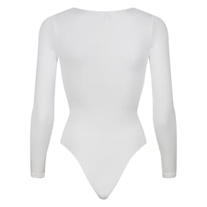 Ladies Essentials Long Sleeve Bodysuit Sculpting Recycled Stretch Fit