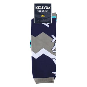1 Pack Mens Ski Socks Cushioned Thermal Moisture Wicking Winter Sports Socks
