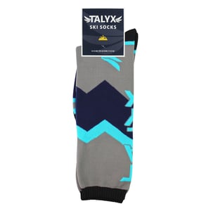 1 Pack Mens Ski Socks Cushioned Thermal Moisture Wicking Winter Sports Socks