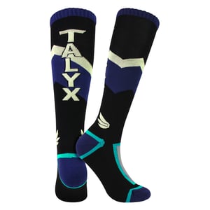 1 Pack Mens Ski Socks Cushioned Thermal Moisture Wicking Winter Sports Socks