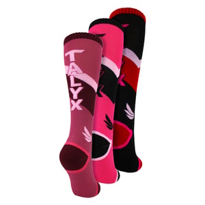 3 Pack Girls Ski Socks Cushioned Thermal Moisture Wicking Winter Sports Socks