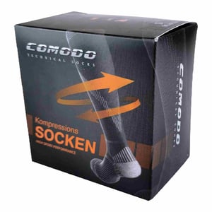 1 Pack Unisex Over the Calf Compression Running Socks