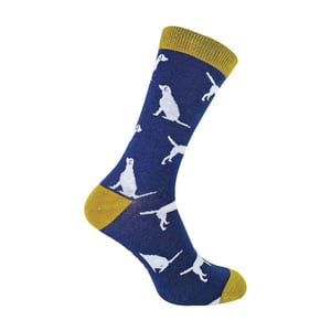 1 Pack Mens Novelty Dog Patterned Bamboo Socks