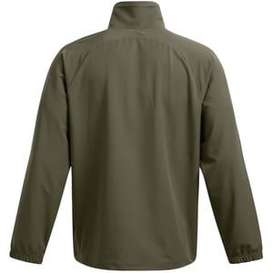 Men's Under Armour Unstoppable Solid Patterned Anorak Jacket with Drawstring in Green