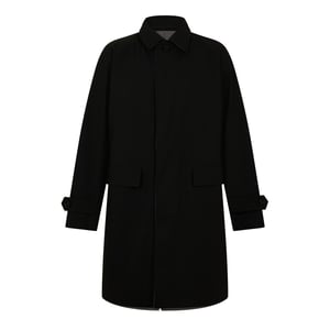 Men's Boss Jared Rvs Overcoat in Black
