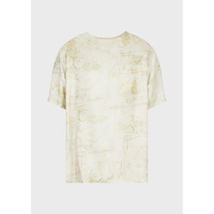 Men's Emporio Armani EA7 Regular Fit Short Sleeve T-Shirt in Kaki-Khaki