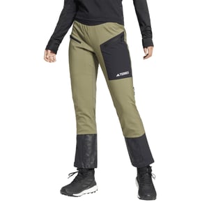 Women's adidas Xpr Fast Pant Ski Trouser in Olive Strata