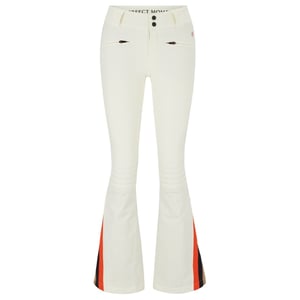 Women's Boss Solid Patterned Flared Ski Salopette in White