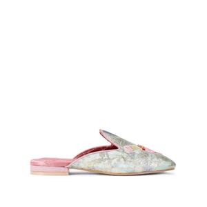 Kurt Geiger London  Embroidered Slipper Sandals