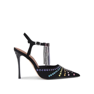 Kurt Geiger London Suede Kurt Crystal Point Heels