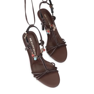 KG Kurt Geiger Leather Roux Heel Sandals