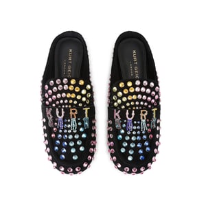Kurt Geiger London Suede Kurt Crystal Slipper Slippers
