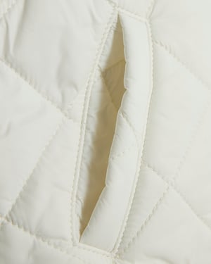 River Island Girls Bomber Jacket & Joggers Set Cream 2 Piece