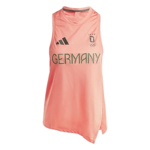 Women's adidas Team D Tank in Scarlet
