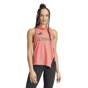 Women's adidas Team D Tank in Scarlet