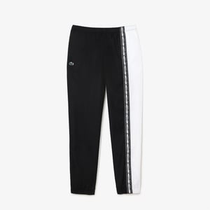 Men's Lacoste Tsuit Trousers in Black/White