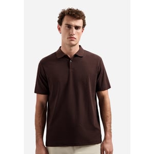 No Excess Heren polo 32370411 042 dark brown