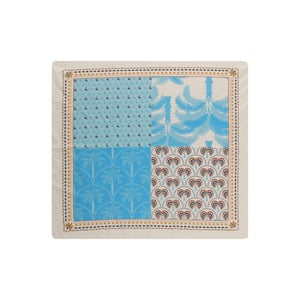 Sarlini Dames bandana neksjaal dun blauw