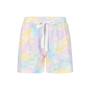 By Louise Dames shortama korte pyjama set geprint wit/multi