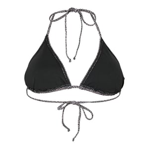 Pieces Dames triangel bikinitop pcbaomi zwart/luipaard print