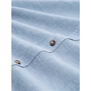 Tom Tailor Cotton linnen shirt ss licht