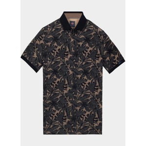 Baileys Polo heren poloshirt 2-tone pique, print 615233/80