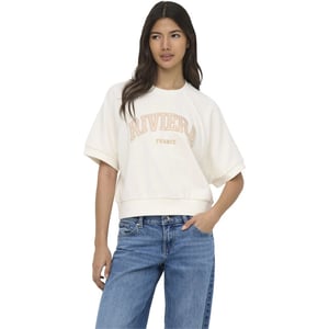 Only Onldaze s/s raglan ub swt cloud dancer/riviera