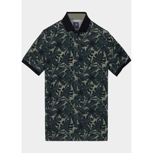Baileys Polo heren poloshirt 2-tone pique, print 615233/73