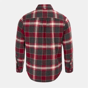 Men's Firetrap Pattern Shirt in Black/Red