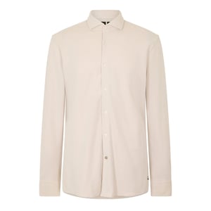 Men's Boss Hank Spread 243 10262046 01 Oxford Shirt in Light Beige