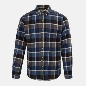 Men's Firetrap Pattern Shirt in Blue/Black